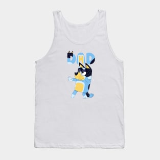 Bluey and Bingo daddy father dad Tank Top